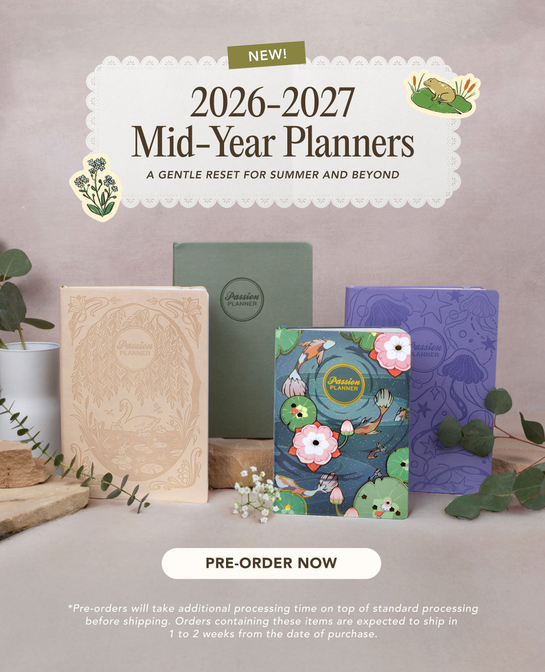 New Mid Year Planners are Here - Pre-order Now