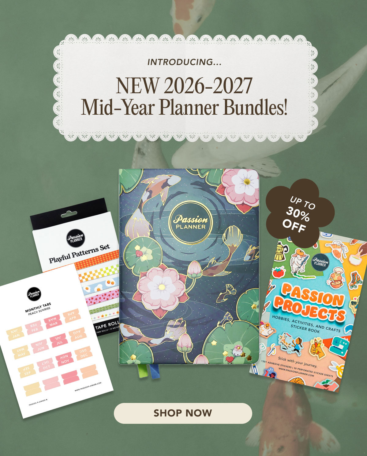 Up to 30% OFF New Mid-Year Planner Bundles