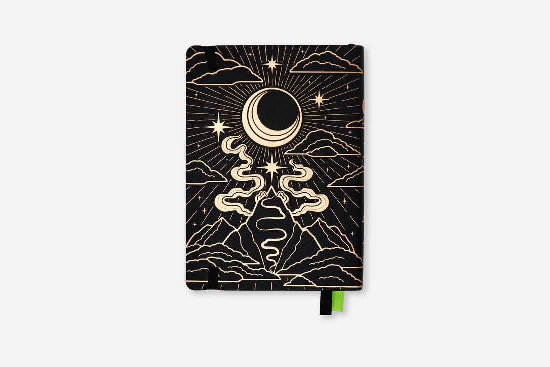 cosmic charm undated weekly planner cover
