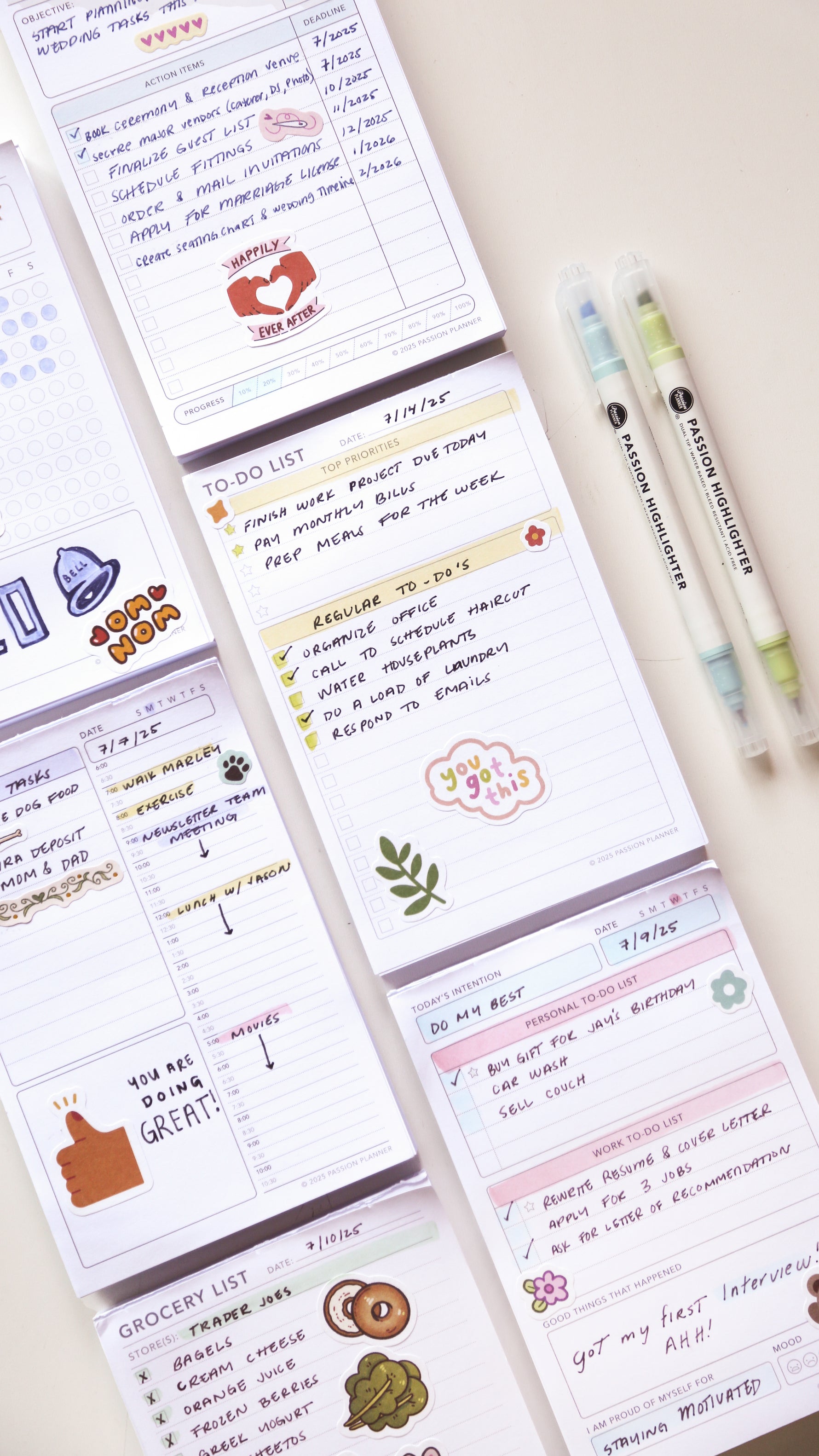 Notepads & Covers | Minimalist Writing Sets – Passion Planner