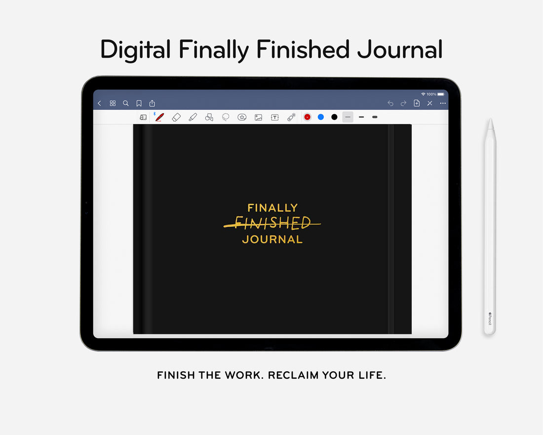 Digital mockup of a tablet with &