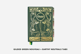 Weekly 2027 Planner - Gilded Green Nouveau