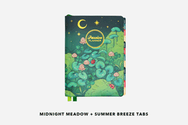 midnight meadows undated weekly planner tab combinations