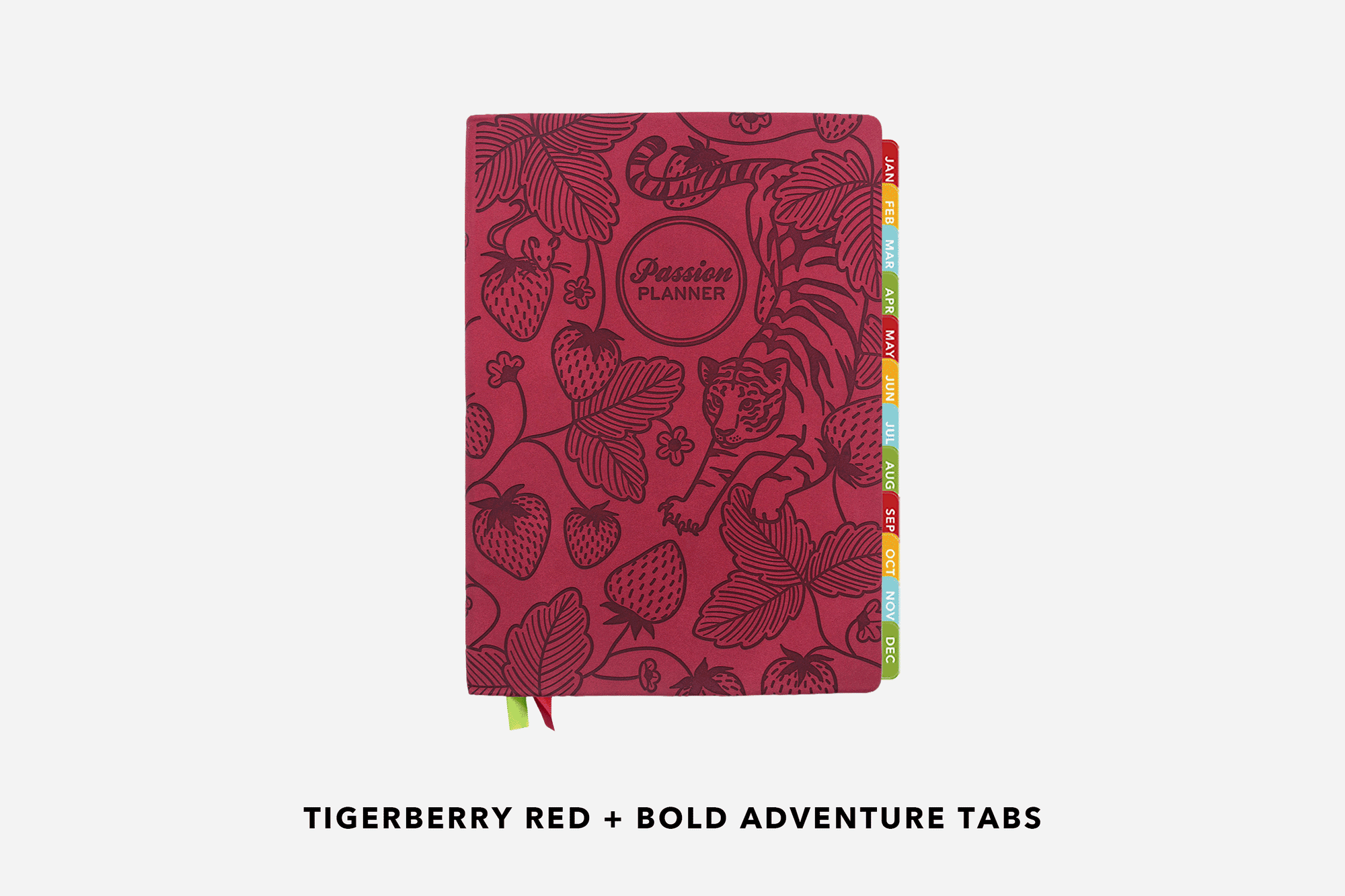 Weekly 2027 Planner - Tigerberry Red