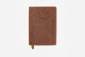 woodland brown daily planner