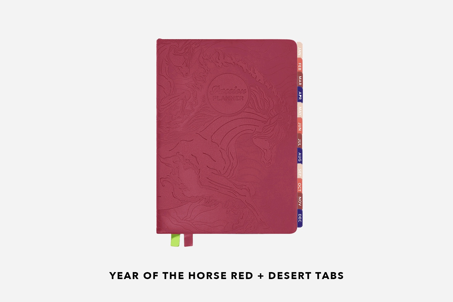year of the horse planner and monthly tabs combinations