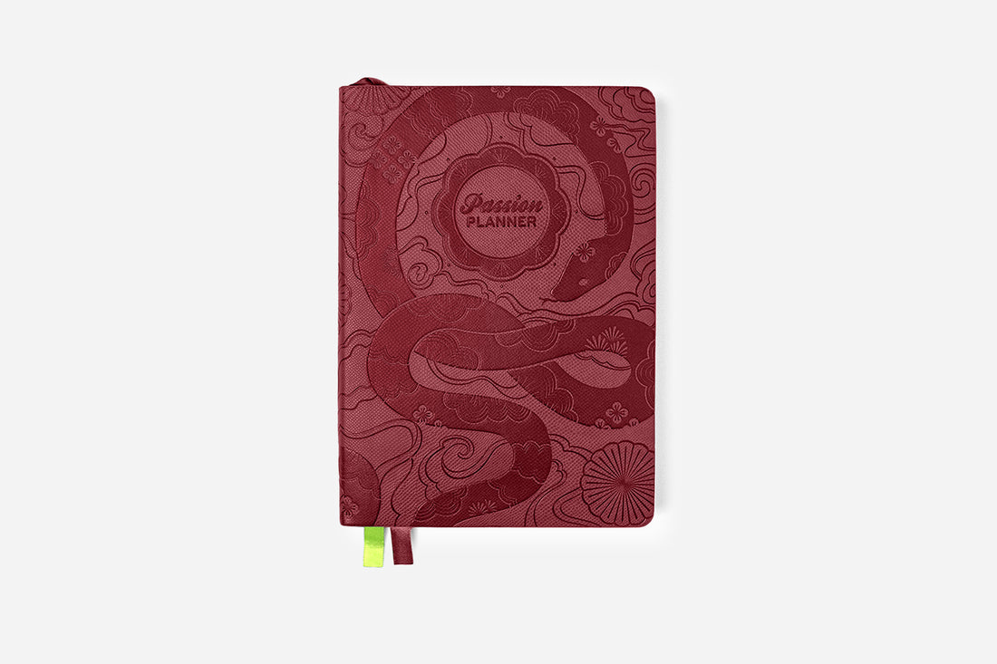 Daily Planner - Undated - Year of the Snake Ruby
