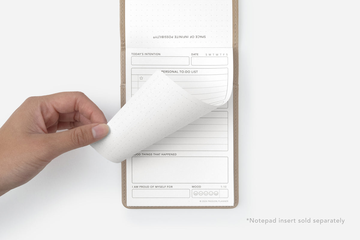 Beige Notepad Color Notepad Cover | Cozy Beige | Passion Planner