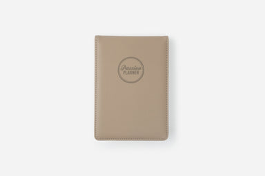 cozy beige notepad cover