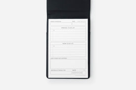 black daily notepad 