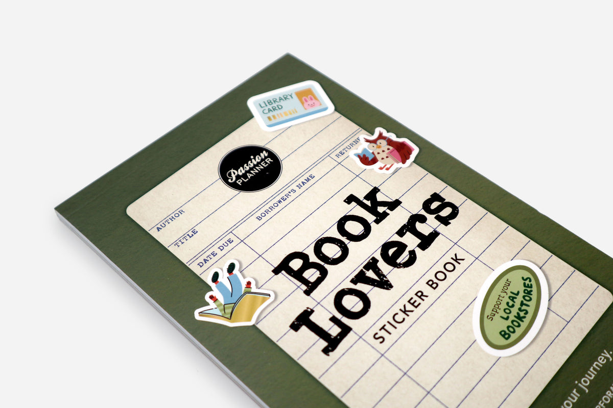 Book Sticker Protector Book Lovers Sticker Book | Passion Planner