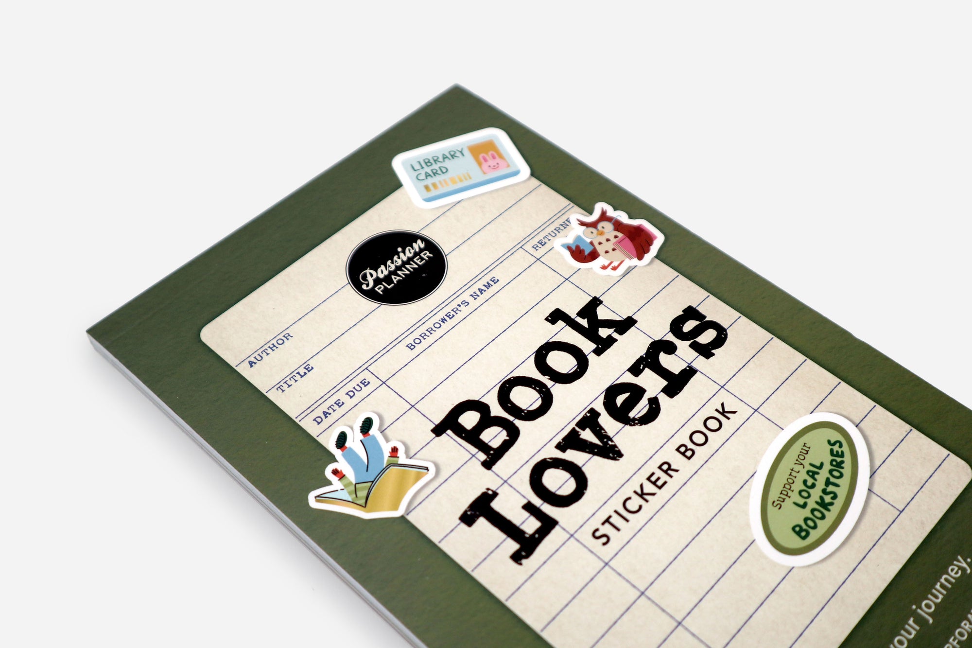 book lovers sticker book cover