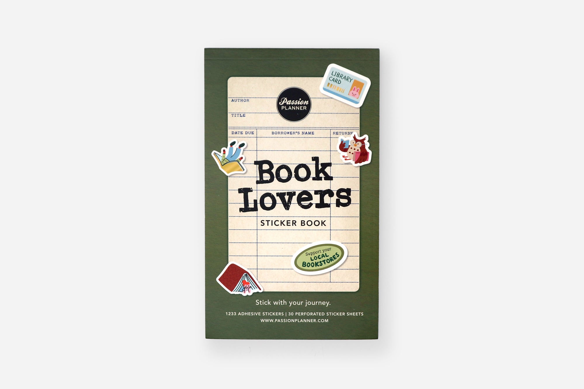 book lovers sticker book