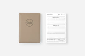 daily notepad insert and beige cover