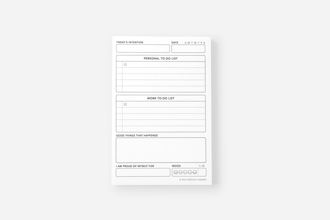 daily notepad insert