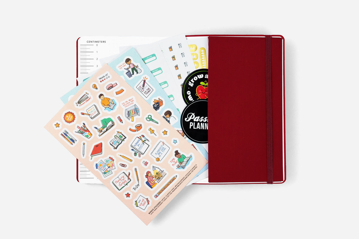 Daily Planner | Undated | Year of the Dragon Red | Passion Planner