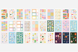 Digital Growth & Goals Sticker Book