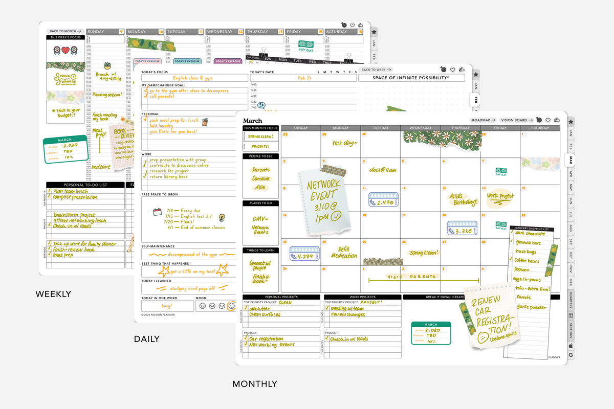 Planner Smple FREE Digital Planner Sample | Passion Planner