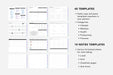 45 digital templates and 10 notes templates