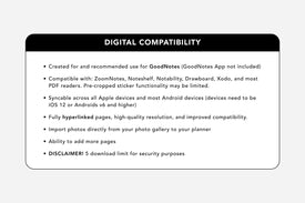 Digital Reading Journal: Digital Compatability