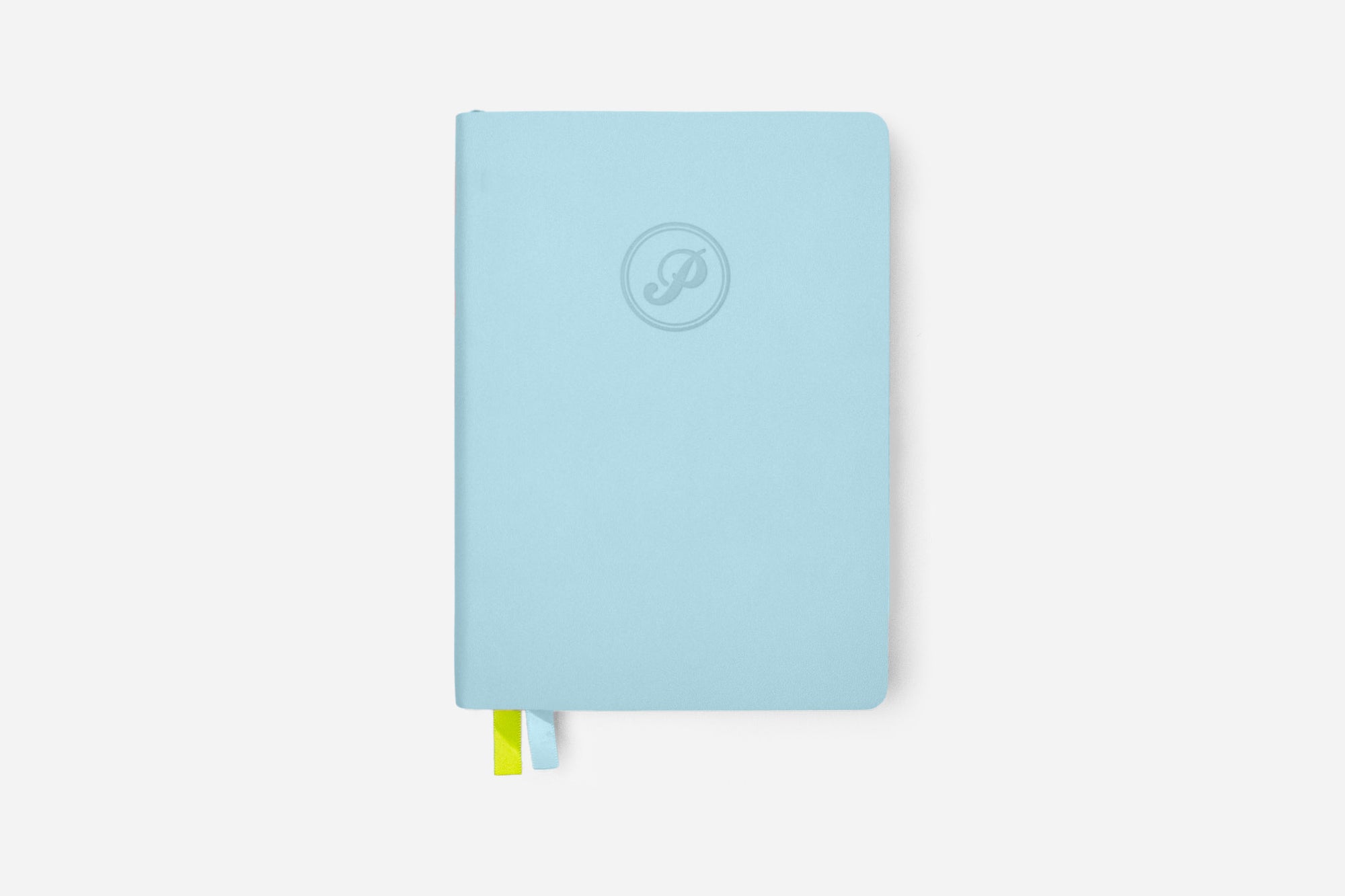 dreamy blue bullet journal front cover