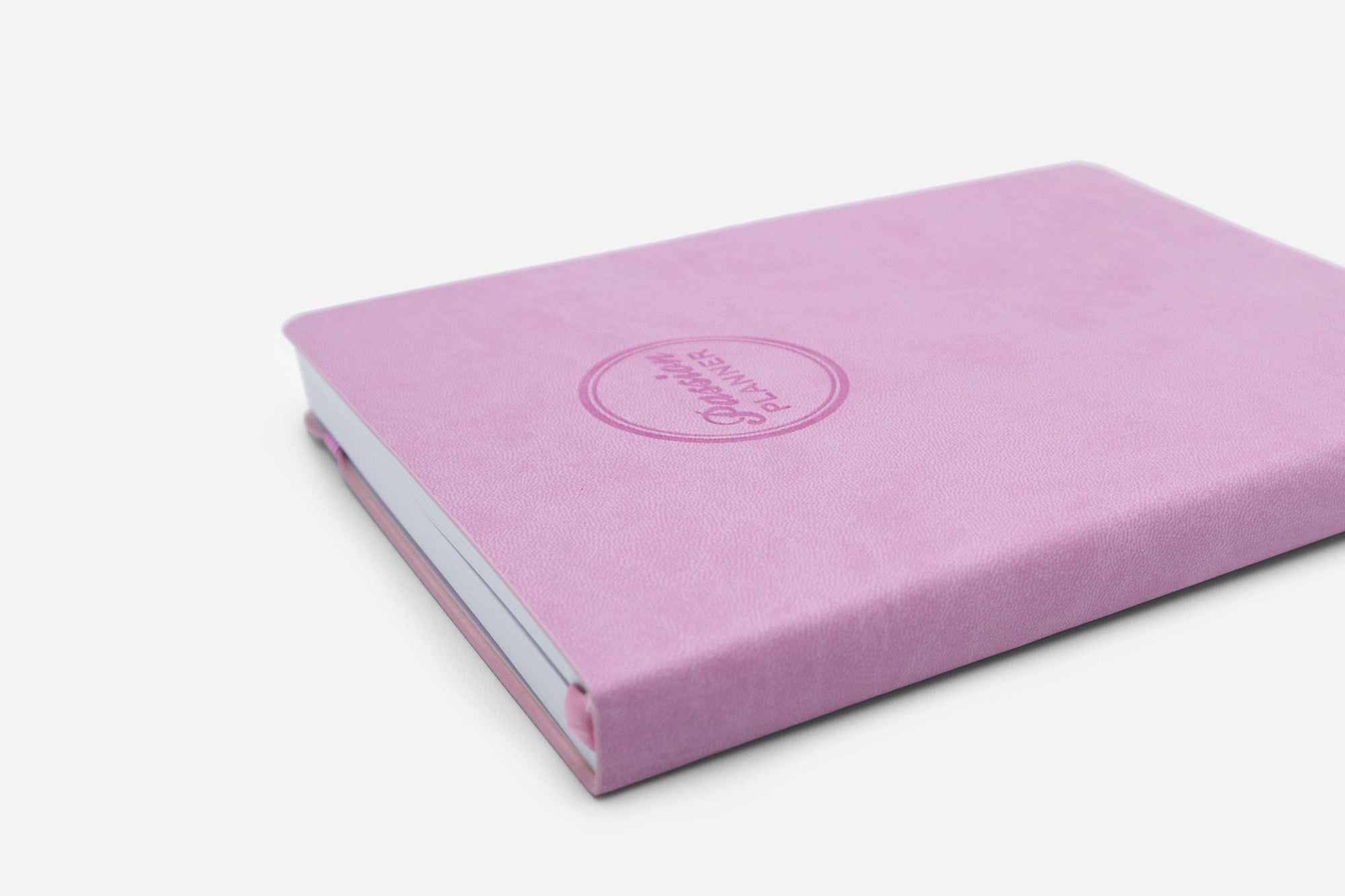 dreamy lilac daily planner cover spine