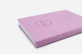 dreamy lilac daily planner cover spine