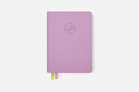 dreamy lilac bullet journal front cover