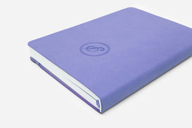 dreamy periwinkle bullet journal spine