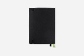 elite black mid-year weekly planner back