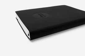 elite black mid-year weekly planner spine