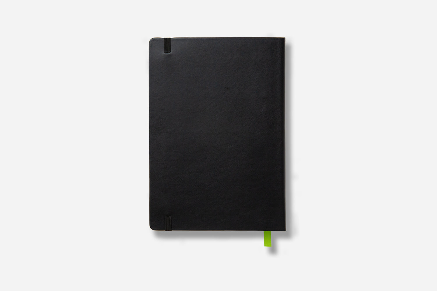 elite black undated weekly planner back cover