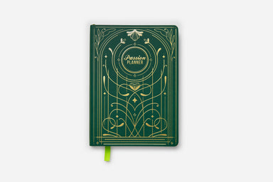evergreen gilded daily planner cover