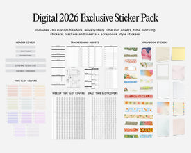 Digital Student Planner - 2026-2027 Weekly & Daily - Elite Black Bundle