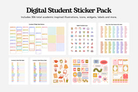 digital student sticker pack