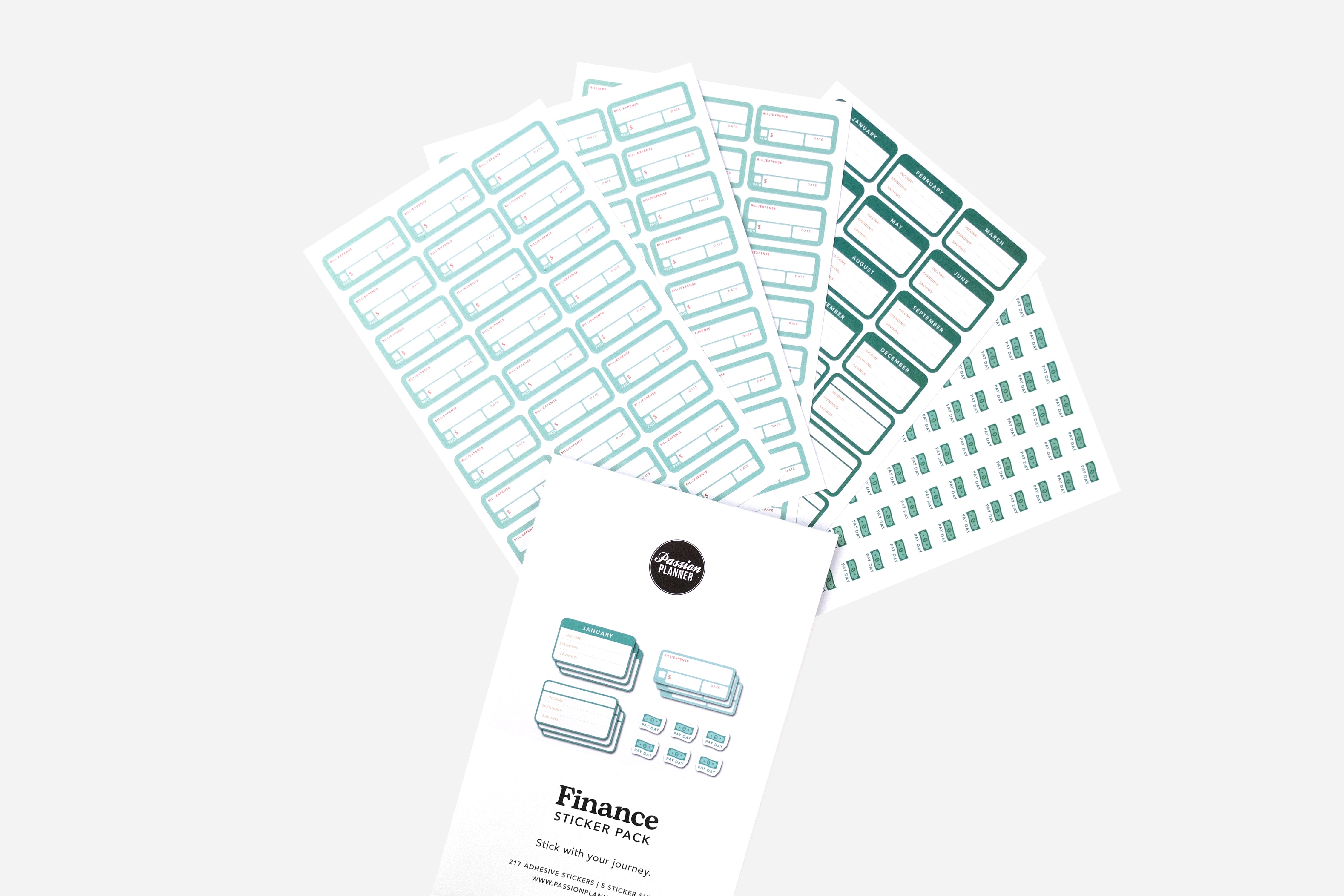 Finance Sticker Pack | Passion Planner