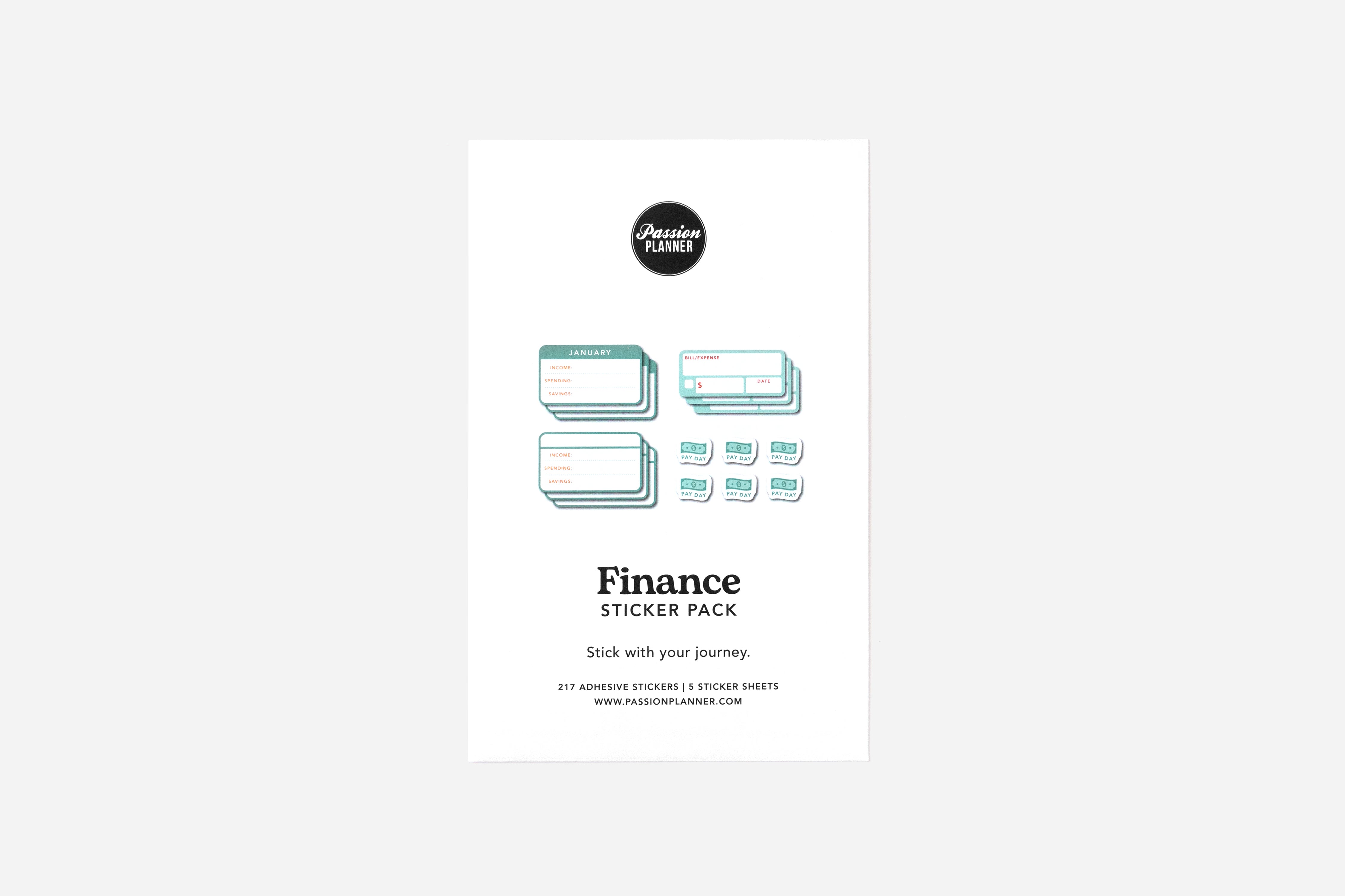 Finance Sticker Pack | Passion Planner