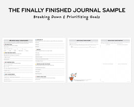 The Finally Finished Journal Sample