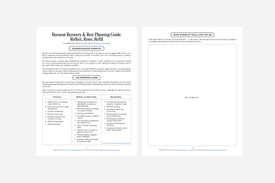 Burnout Recovery & Rest Planning Guide