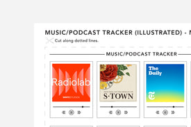 Movie, TV Show, Music, and Podcast Tracker PDFs