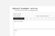 free project planner printable