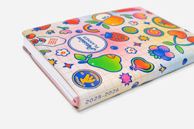 fruit for thought 2025-2026 mid-year weekly planner spine