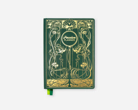 Weekly 2027 Planner - Gilded Green Nouveau