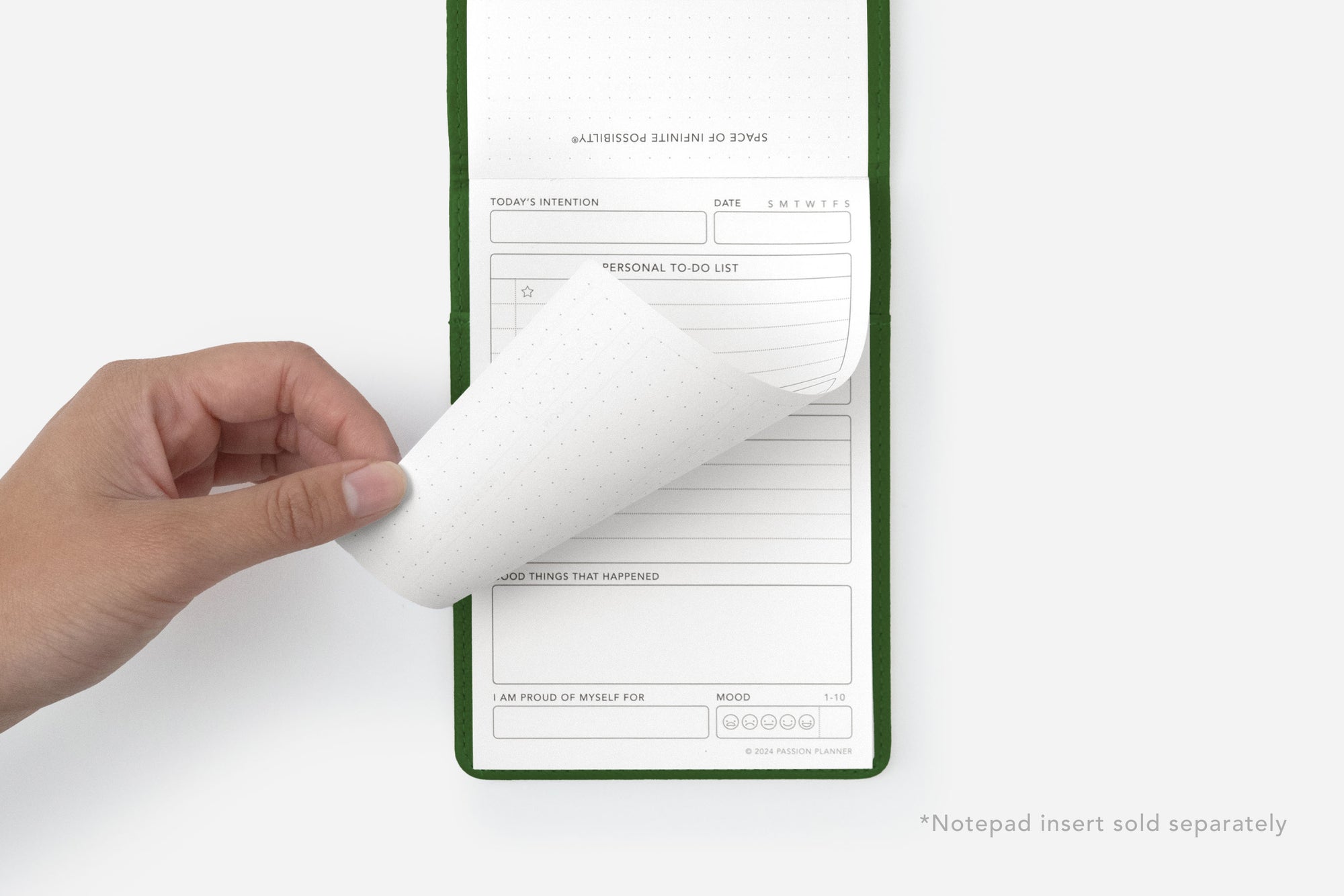 Notepad Cover | Gingko Green | Passion Planner