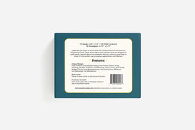 back of greeting card box