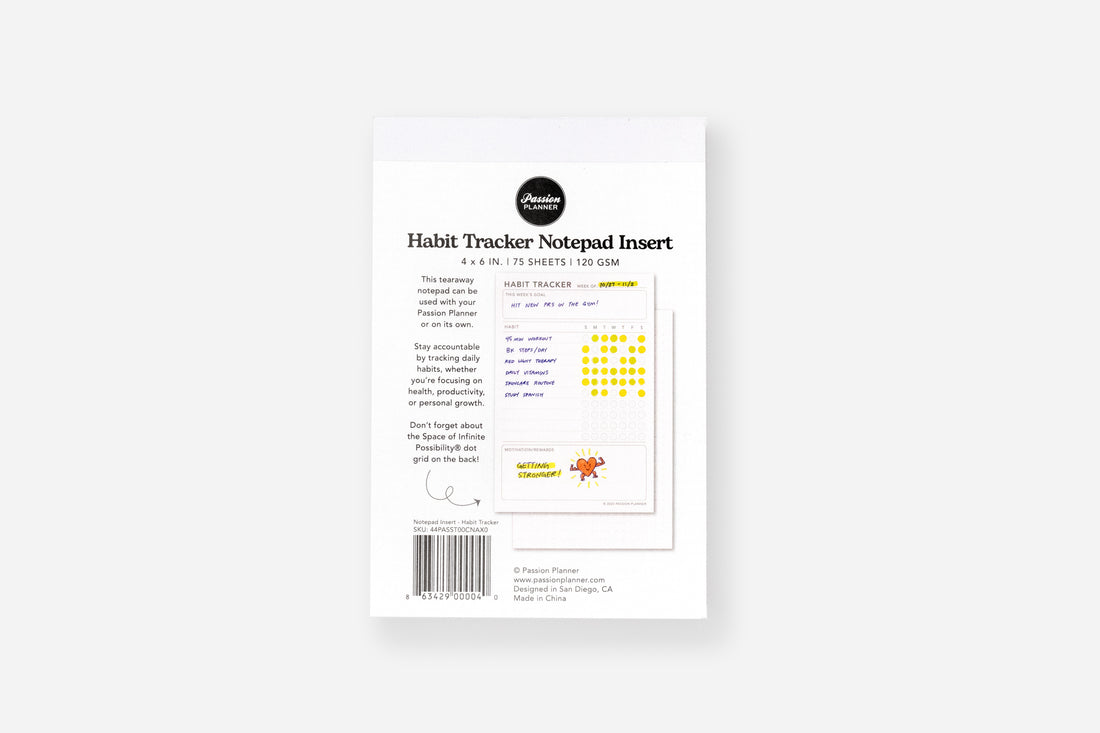 habit tracker notepad