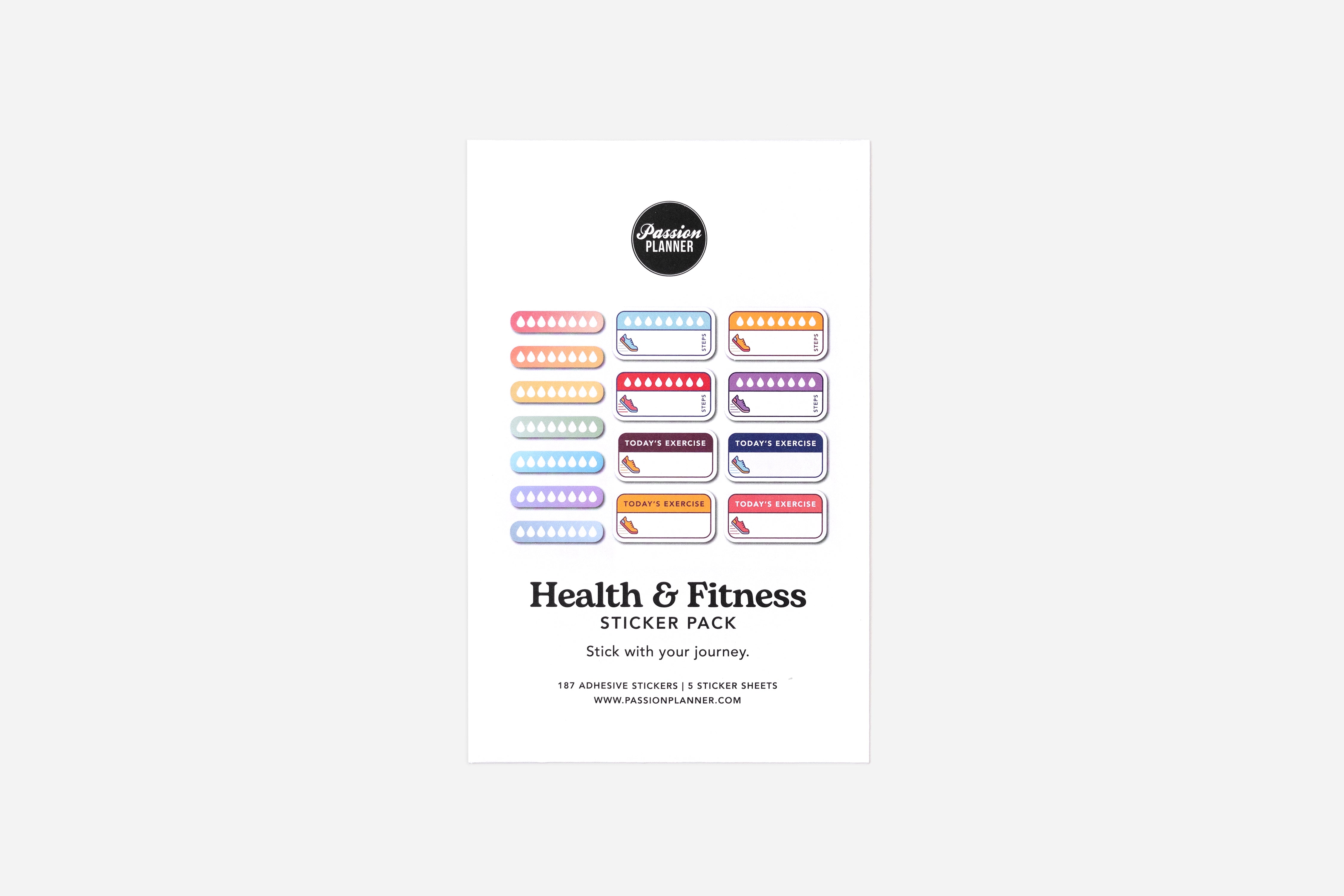 health and fitness sticker pack