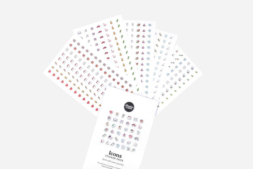 Icons Sticker Pack | Passion Planner