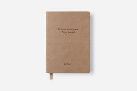 The Never Ending Now Poetry Journal - Mocha Brown