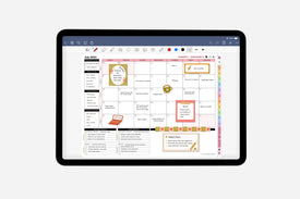 2025-2026 mid-year digital planner layout